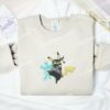 Pikachu Cosplay Ninja Pokemon Anime Embroidered Shirt