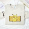 Pikachu Happy Pokemon Anime Embroidered Shirt