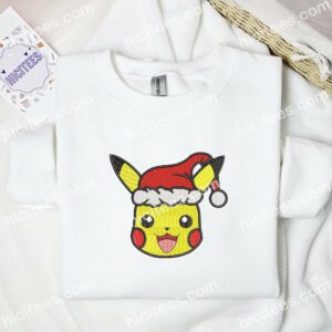 Pikachu Head Pokemon Anime Embroidered Shirt 1 Pikachu Head Pokmon Anime Embroidered Shirt 3
