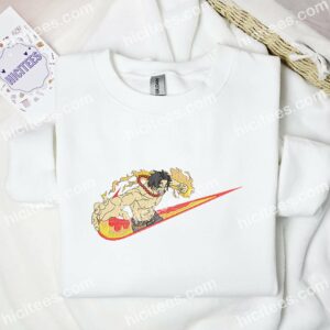 Portgas D Ace Fire Fist One Piece Anime Embroidered Shirt 3