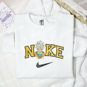 Goku Super Saiyan Dragon Ball Anime Embroidered Shirt 1 Goku Super Saiyan Dragon Ball Anime Embroidered Shirt 3 2