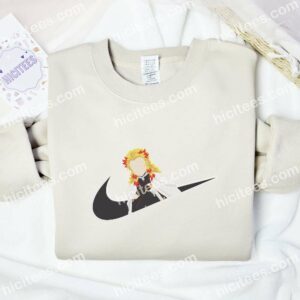 Rengoku Kyoujurou Demon Slayer Anime Embroidered Shirt 1 Rengoku Kyoujurou Demon Slayer Anime Embroidered Shirt 3