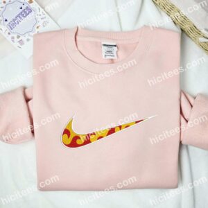 Rengoku Swoosh Demon Slayer Anime Embroidered Shirt 2 Rengoku Swoosh Demon Slayer Anime Embroidered Shirt