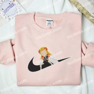 Rengoku Kyoujurou Demon Slayer Anime Embroidered Shirt 2 Rengoku Kyoujurou Demon Slayer Anime Embroidered Shirt