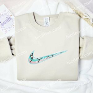 Shinobu Butterfly Pattern Demon Slayer Anime Embroidered Shirt 1 Shinobu Butterfly Pattern Demon Slayer Anime Embroidered Shirt 3