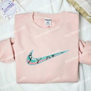 Shinobu Butterfly Pattern Demon Slayer Anime Embroidered Shirt