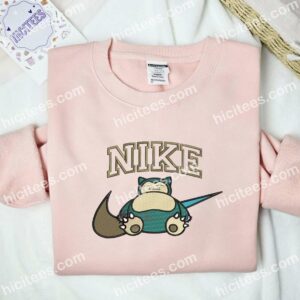 Snorlax Pokmon Anime Embroidered Shirt