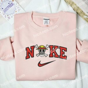 Straw Hat Pirates One Piece Anime Embroidered Shirt