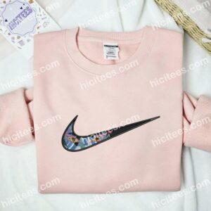 Akaza Eyes Demon Slayer Anime Embroidered Shirt 2 Akaza Eyes Demon Slayer Anime Embroidered Shirt