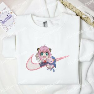Anya Cute Spy x Family Anime Embroidered Shirt 1 Anya Cute Spy x Family Anime Embroidered Shirt 3