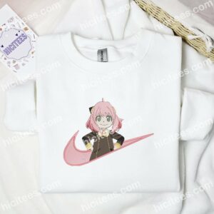 Anya Forger Spy x Family Anime Embroidered Shirt 1 Anya Forger Spy x Family Anime Embroidered Shirt 3