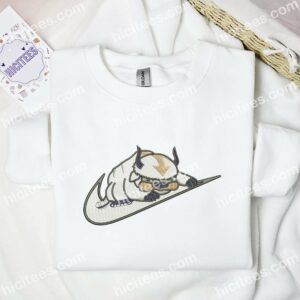 Appa Avatar Anime Embroidered Shirt 1 Appa Avatar Anime Embroidered Shirt 3