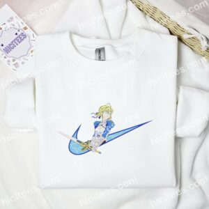 Artoria Pendragon Fate Stay Night Anime Embroidered Shirt 3