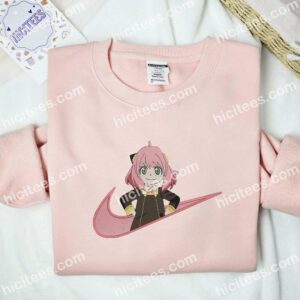 Anya Forger Spy x Family Anime Embroidered Shirt 2 Anya Forger Spy x Family Anime Embroidered Shirt