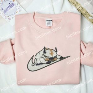 Appa Avatar Anime Embroidered Shirt 2 Appa Avatar Anime Embroidered Shirt