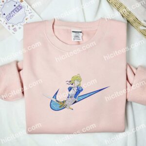 Artoria Pendragon Fate Stay Night Anime Embroidered Shirt