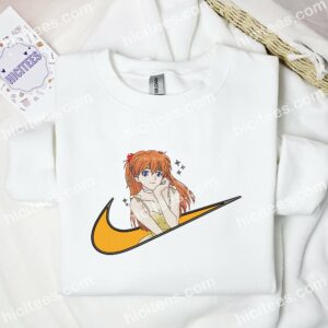 Asuka Langley Sexy Neon Genesis Evangelion Anime Embroidered Shirt 1 Asuka Langley Sexy Neon Genesis Evangelion Anime Embroidered Shirt 3
