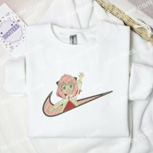 Beautiful Anya Spy x Family Anime Embroidered Shirt 1 Beautiful Anya Spy x Family Anime Embroidered Shirt 3