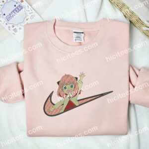 Beautiful Anya Spy x Family Anime Embroidered Shirt 2 Beautiful Anya Spy x Family Anime Embroidered Shirt