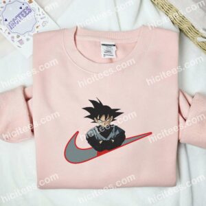 Black Goku Dragon Ball Anime Embroidered Shirt