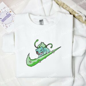 Bulbasaur Pokemon Anime Embroidered Shirt 1 Bulbasaur Pokmon Anime Embroidered Shirt 3 1