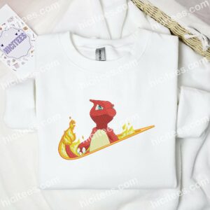 Chameleon Pokemon Anime Embroidered Shirt 1 Chameleon Pokmon Anime Embroidered Shirt 3