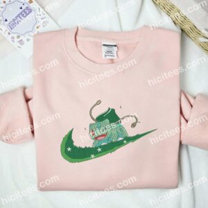 Bulbasaur Pokmon Anime Embroidered Shirt 4