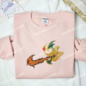 Charizard Pokemon Anime Embroidered Shirt 2 Charizard Pokmon Anime Embroidered Shirt 5