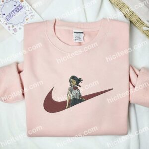 Mitsuha Miyamizu Your Name Anime Embroidered Shirt 2 Mitsuha Miyamizu Your Name Anime Embroidered Shirt