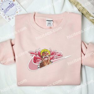Donquixote Doflamingo One Piece Anime Embroidered Shirt 2 Donquixote Doflamingo One Piece Anime Embroidered Shirt