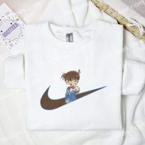 Edogawa Conan Detective Conan Anime Embroidered Shirt 3