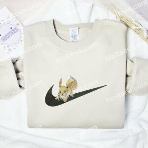 Eevee Pokemon Anime Embroidered Shirt 1 Eevee Pokemon Anime Embroidered Shirt 3