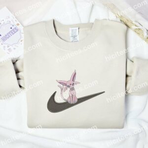 Espeon Pokemon Anime Embroidered Shirt 1 Espeon Pokemon Anime Embroidered Shirt 3