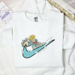 Future Trunks Super Saiyan Dragon Ball Anime Embroidered Shirt 1 Future Trunks Super Saiyan Dragon Ball Anime Embroidered Shirt 3 1