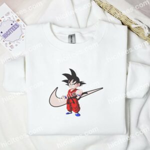 Kid Goku Cute Dragon Ball Anime Embroidered Shirt 1 Kid Goku Cute Dragon Ball Anime Embroidered Shirt 3
