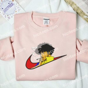 Spike Spiegel Cowboy Bebop Anime Embroidered Shirt 2 Spike Spiegel Cowboy Bebop Anime Embroidered Shirt