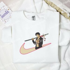 Trafalgar D Water Law One Piece Anime Embroidered Shirt 1 Trafalgar D Water Law One Piece Anime Embroidered Shirt 3