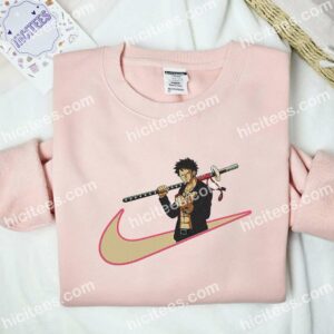 Trafalgar D Water Law One Piece Anime Embroidered Shirt 2 Trafalgar D Water Law One Piece Anime Embroidered Shirt