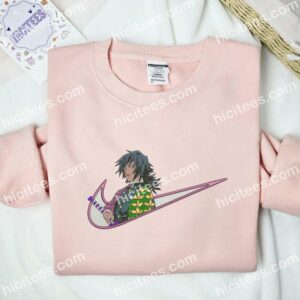 Giyu Tomioka Demon Slayer Anime Embroidered Shirt 2 Giyu Tomioka Demon Slayer Anime Embroidered Shirt