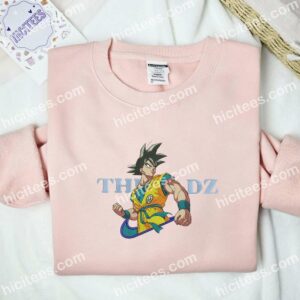Goku Angry Dragon Ball Anime Embroidered Shirt