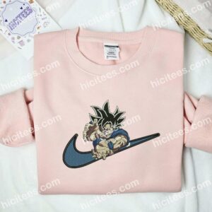 Goku Fighting Dragon Ball Anime Embroidered Shirt 2 Goku Fighting Dragon Ball Anime Embroidered Shirt