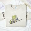 Goku Fighting Dragon Ball Anime Embroidered Shirt