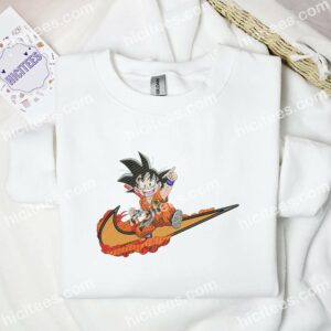 Goku Kid Funny Dragon Ball Anime Embroidered Shirt 1 Goku Kid Funny Dragon Ball Anime Embroidered Shirt 3
