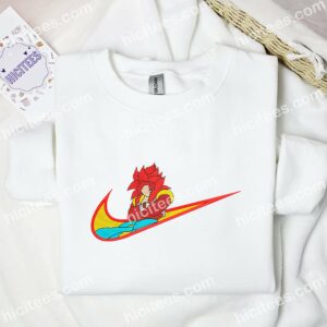 Goku Super Saiyan Dragon Ball Anime Embroidered Shirt 1 Goku Super Saiyan Dragon Ball Anime Embroidered Shirt 3