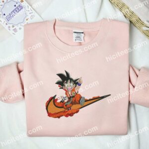 Goku Kid Funny Dragon Ball Anime Embroidered Shirt 2 Goku Kid Funny Dragon Ball Anime Embroidered Shirt