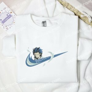 Gray Fullbuster Fairy Tail Anime Embroidered Shirt 3