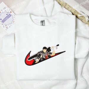 Guts Berserk Anime Embroidered Shirt 3
