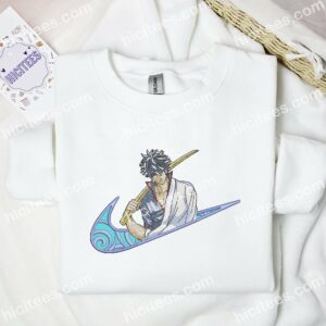 Sakata Gintoki Cool Gintama Anime Embroidered Shirt 1 Sakata Gintoki Cool Gintama Anime Embroidered Shirt 3