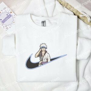 Sakata Gintoki Gintama Anime Embroidered Shirt 1 Sakata Gintoki Gintama Anime Embroidered Shirt 3