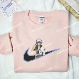 Sakata Gintoki Gintama Anime Embroidered Shirt 2 Sakata Gintoki Gintama Anime Embroidered Shirt
